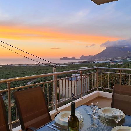 New Villa Kalimera, View To Falasarna Beach Πλάτανος Εξωτερικό φωτογραφία