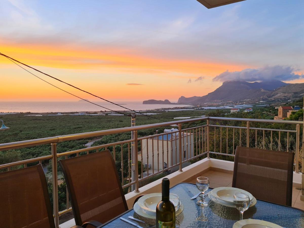New Villa Kalimera, View To Falasarna Beach Πλάτανος Εξωτερικό φωτογραφία