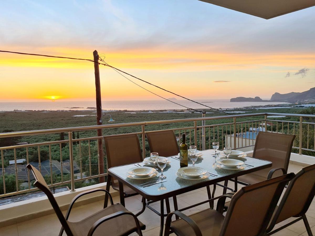 New Villa Kalimera, View To Falasarna Beach Πλάτανος Εξωτερικό φωτογραφία