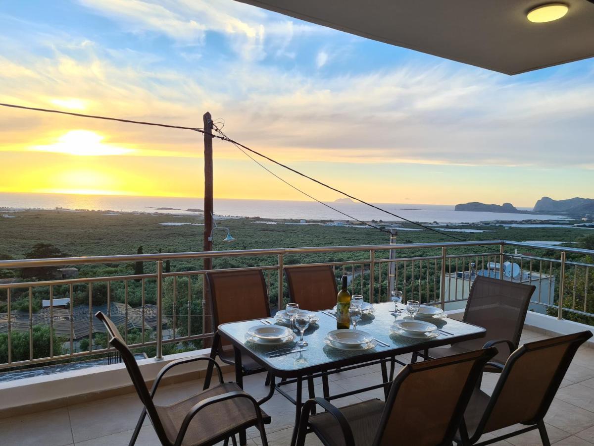 New Villa Kalimera, View To Falasarna Beach Πλάτανος Εξωτερικό φωτογραφία