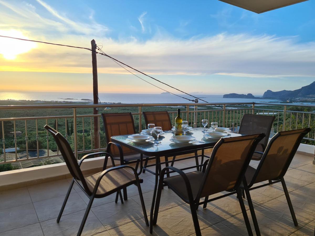 New Villa Kalimera, View To Falasarna Beach Πλάτανος Εξωτερικό φωτογραφία