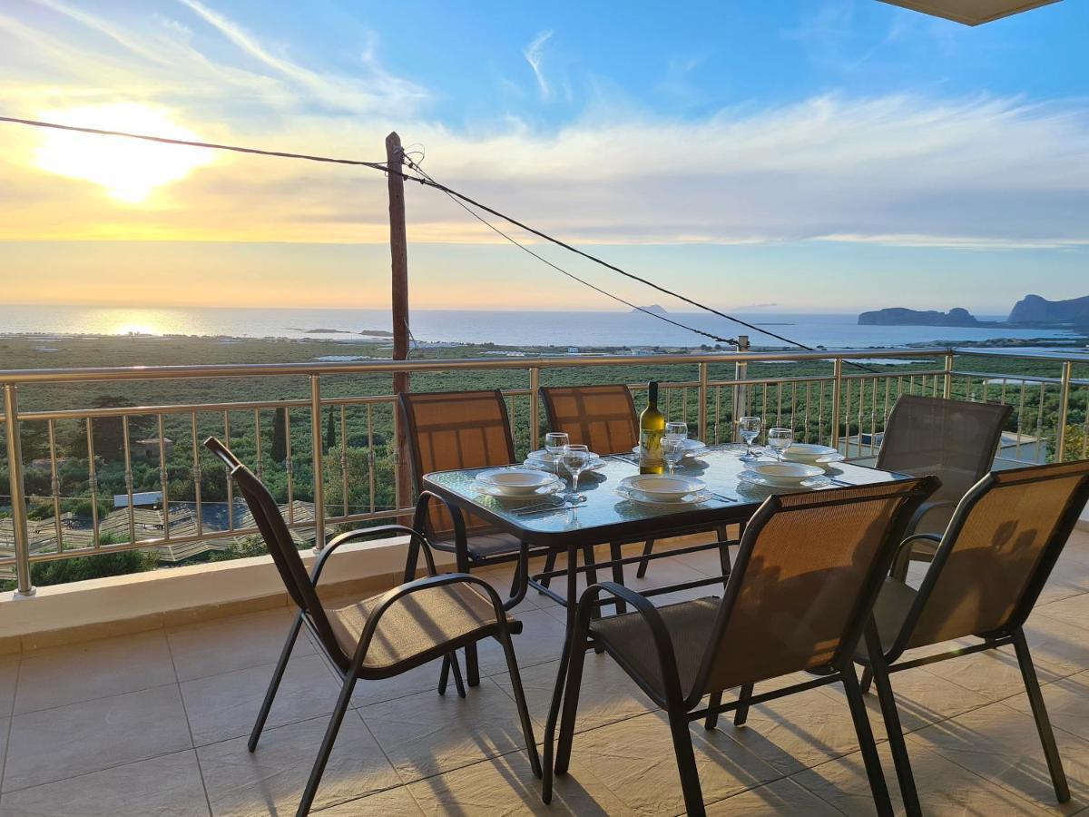 New Villa Kalimera, View To Falasarna Beach Πλάτανος Εξωτερικό φωτογραφία