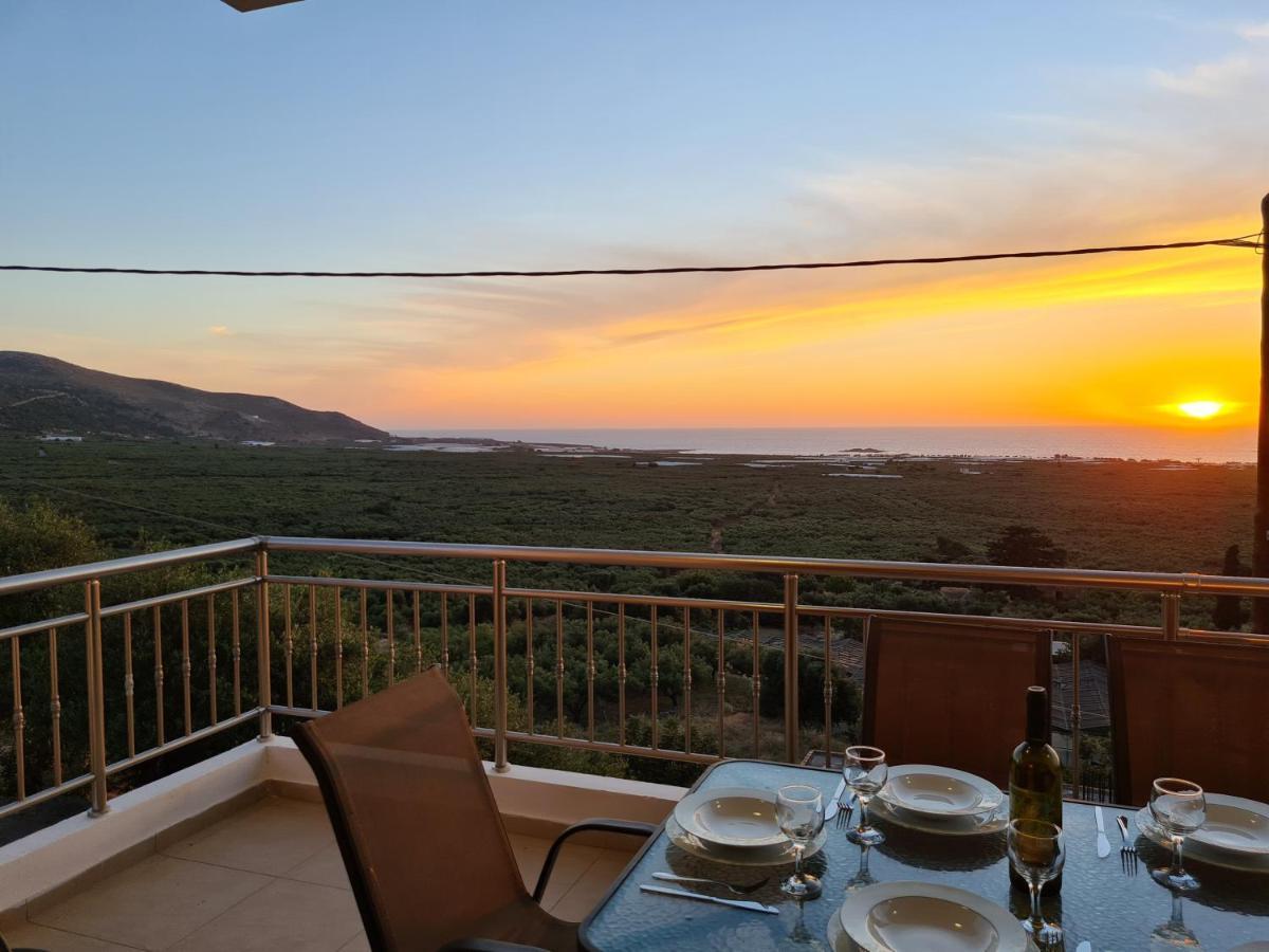 New Villa Kalimera, View To Falasarna Beach Πλάτανος Εξωτερικό φωτογραφία